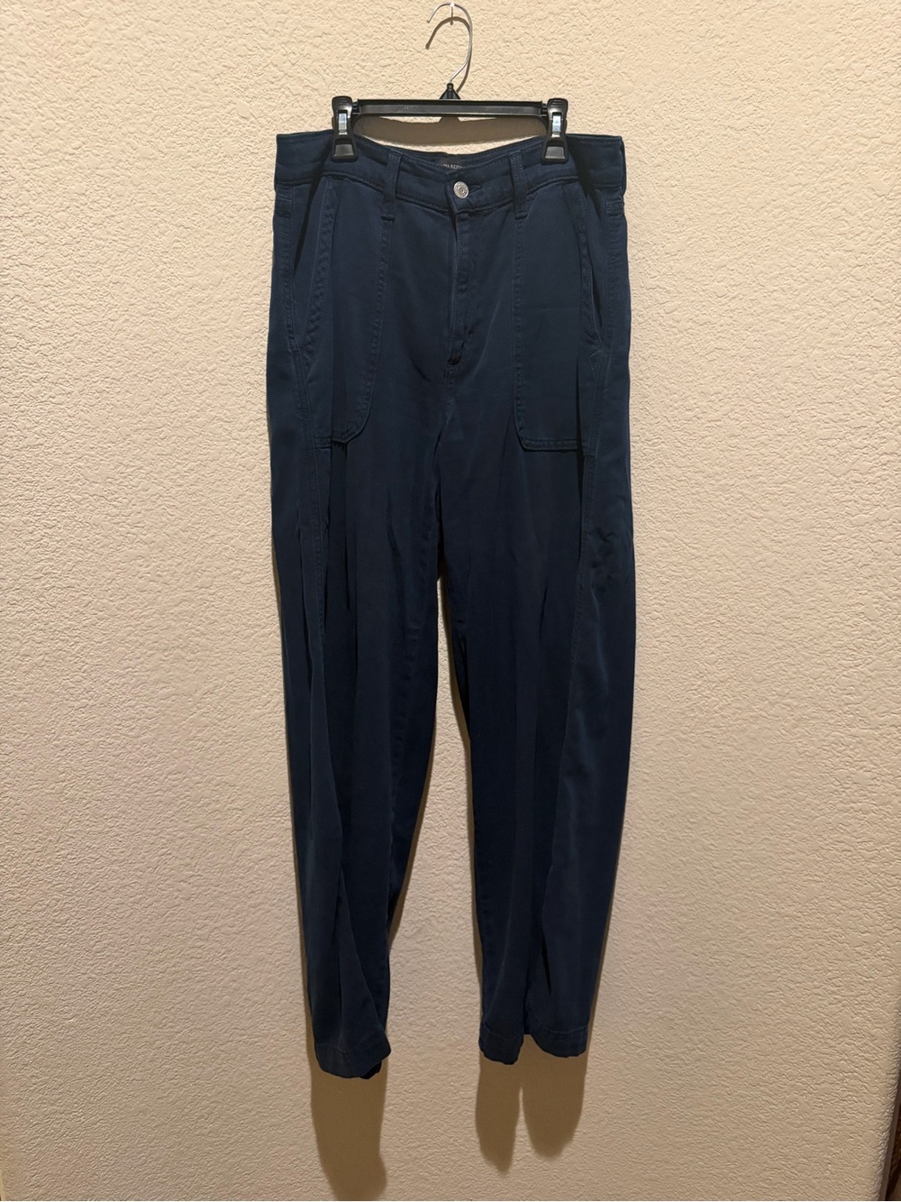 Banana Republic Women’s Wide Leg Navy Cargo Trousers